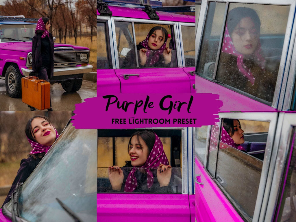 Purple Girl Premium Lightroom Preset