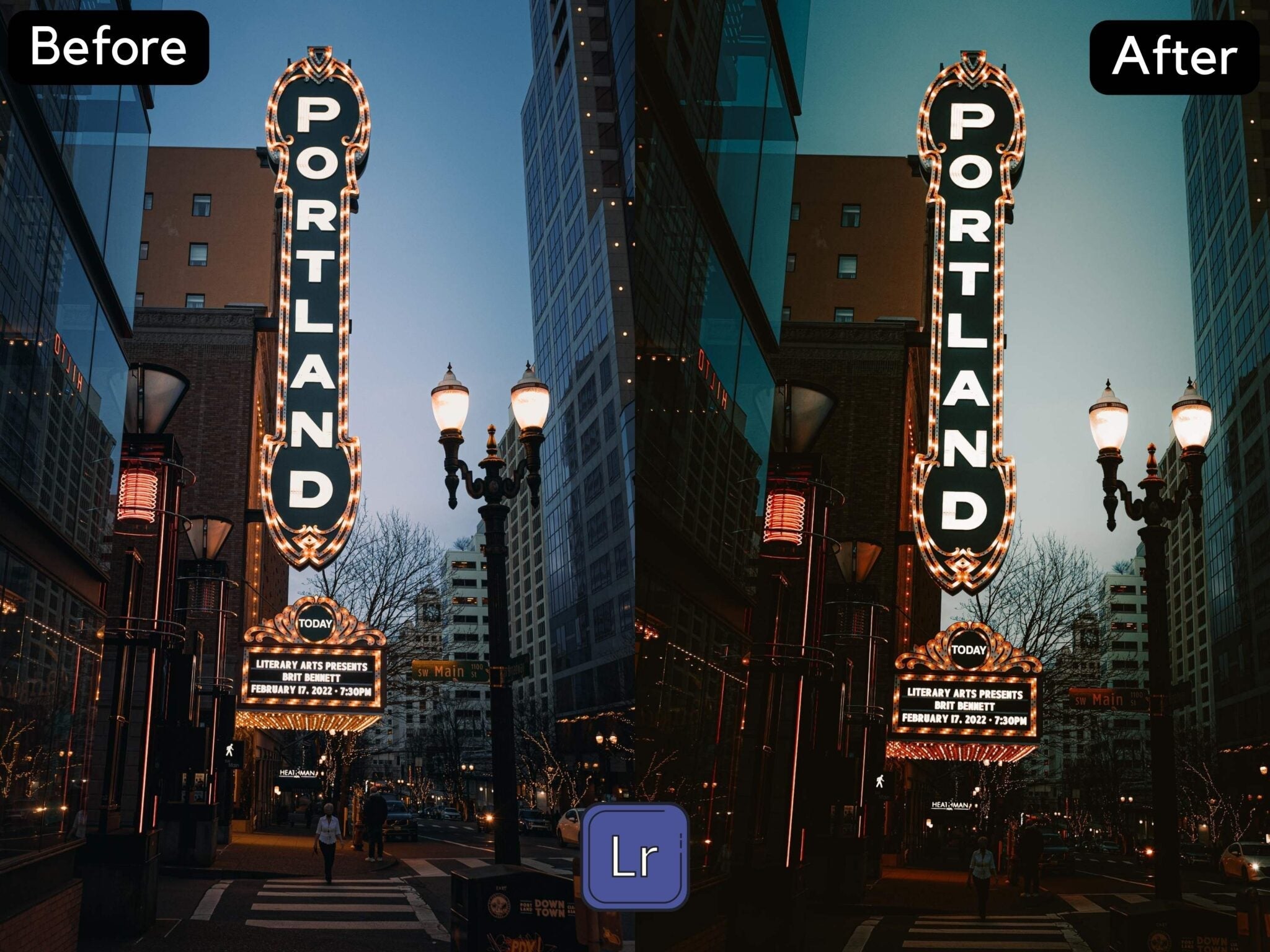 City Evening Premium Lightroom Preset