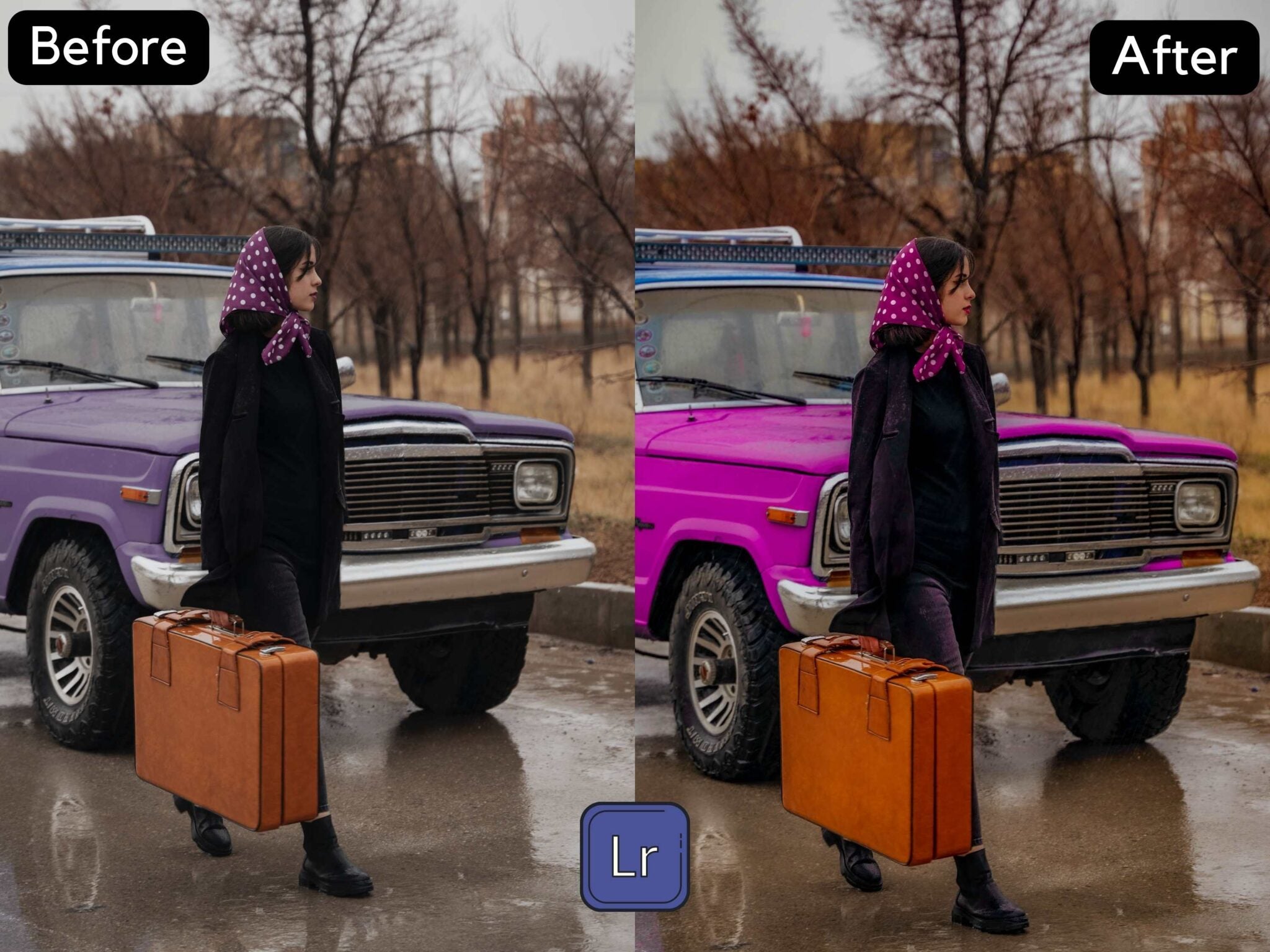 Purple Girl Premium Lightroom Preset