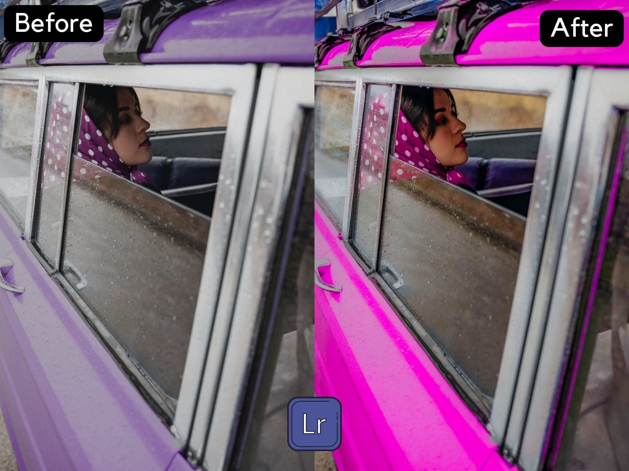 Purple Girl Premium Lightroom Preset