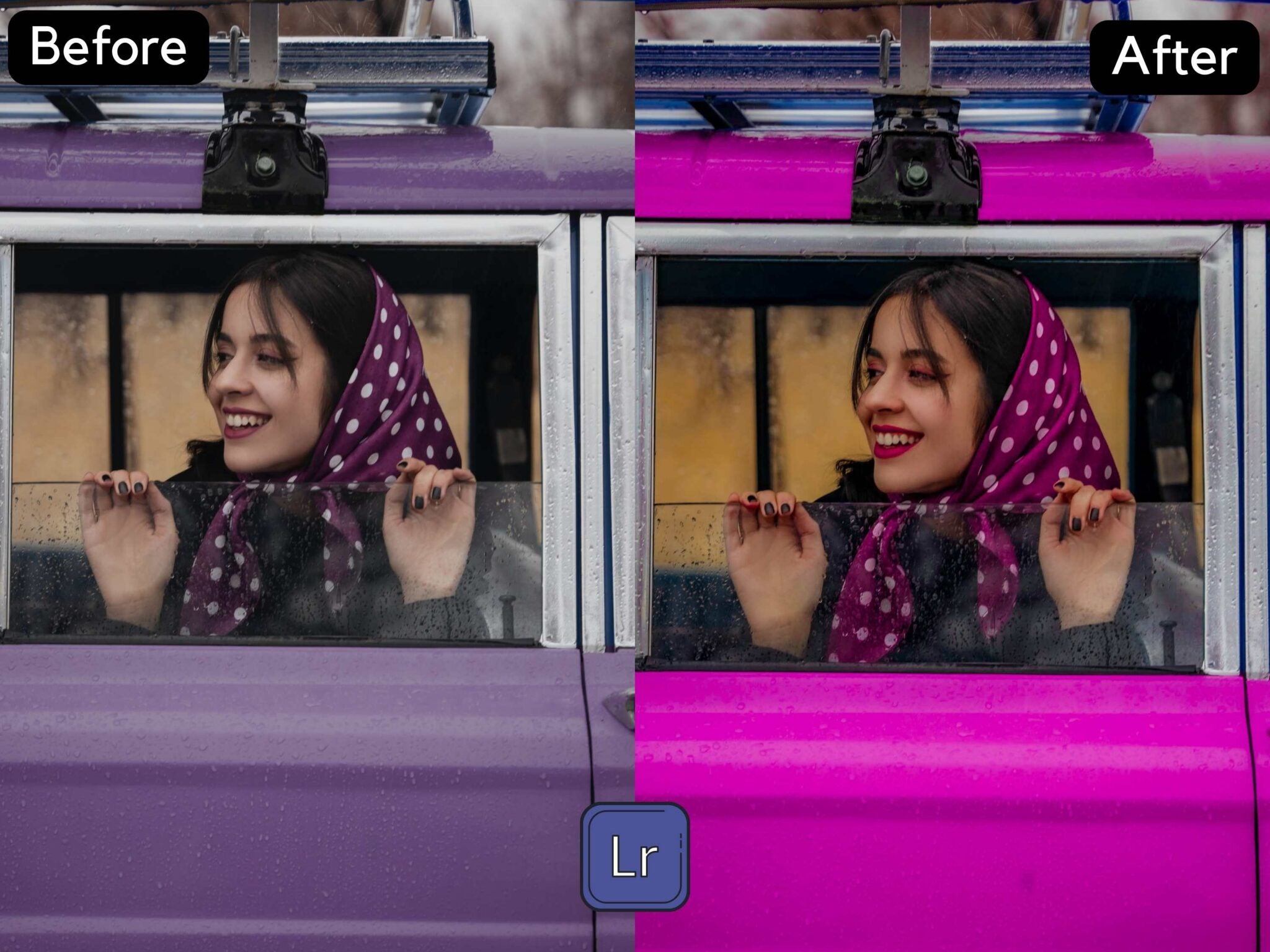 Purple Girl Premium Lightroom Preset